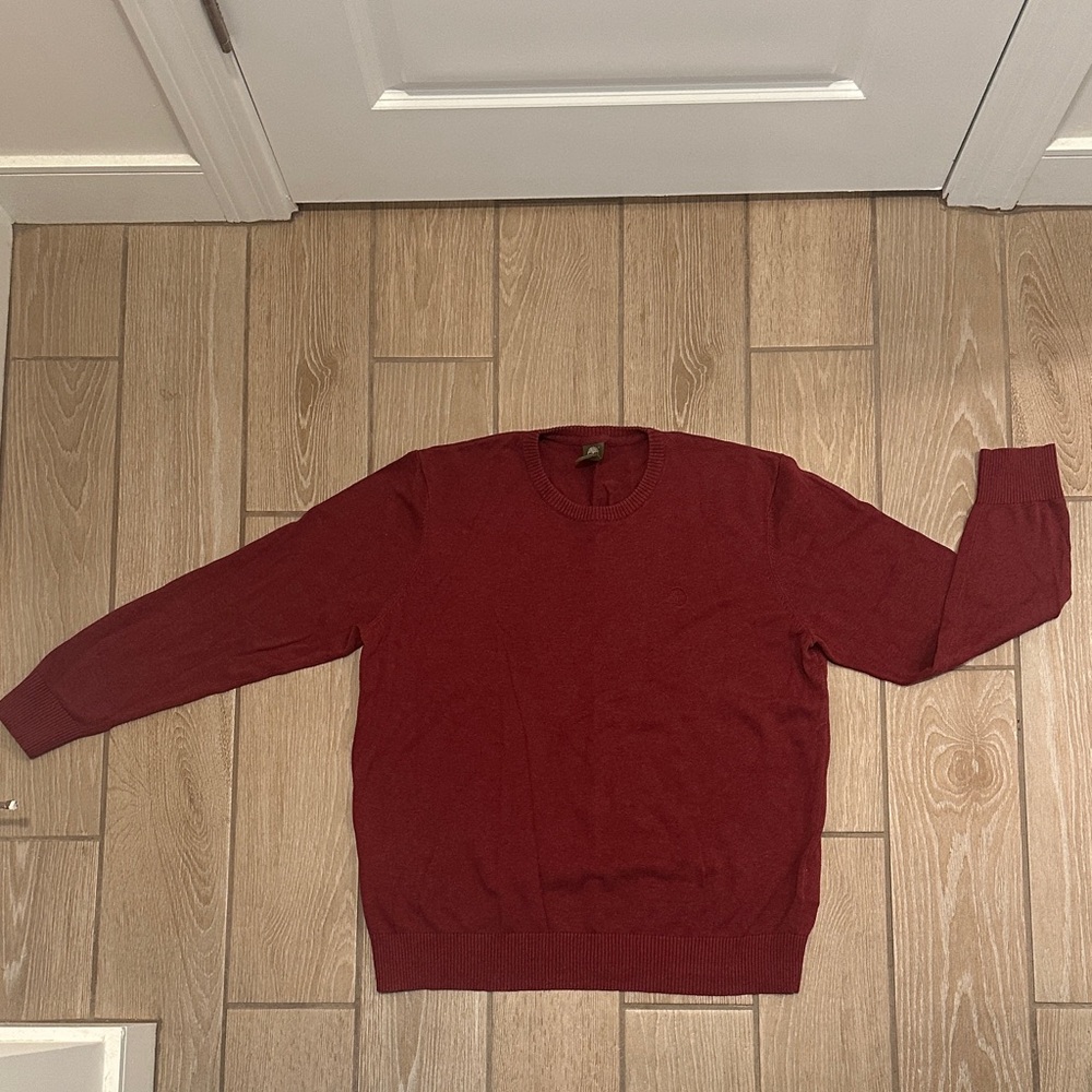 Men's Timberland Red Crewneck Sweater